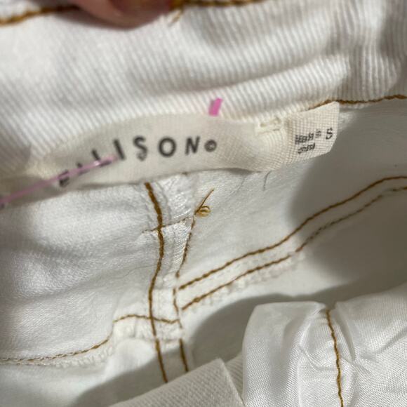 NWOT - Ellison Ell Slit Midi Denim Skirt - Picture 3 of 5